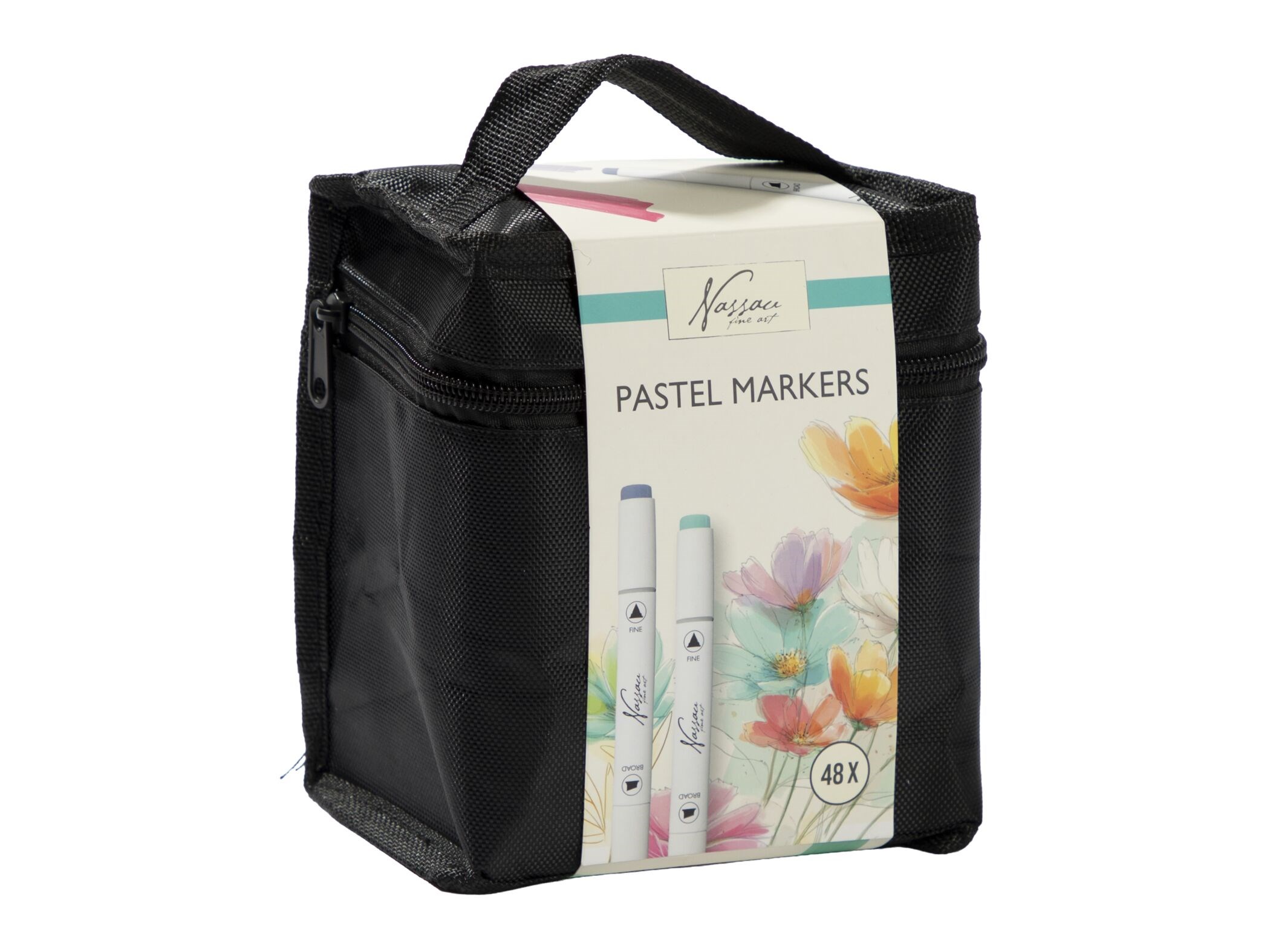 Nassau Pastel Round Dual Markers - 48 pcs Hobbyartikel AR017003