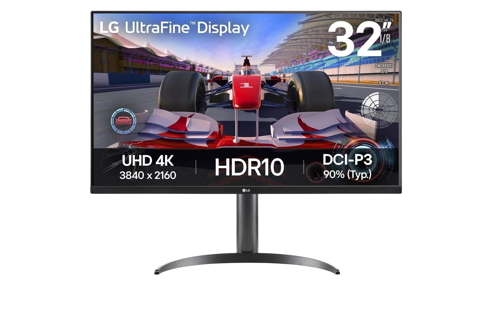 32" LG UltraFine 32UR550K-B - LED monitor - 32" - HDR Computerskærm Black 32UR550K-B.AEU