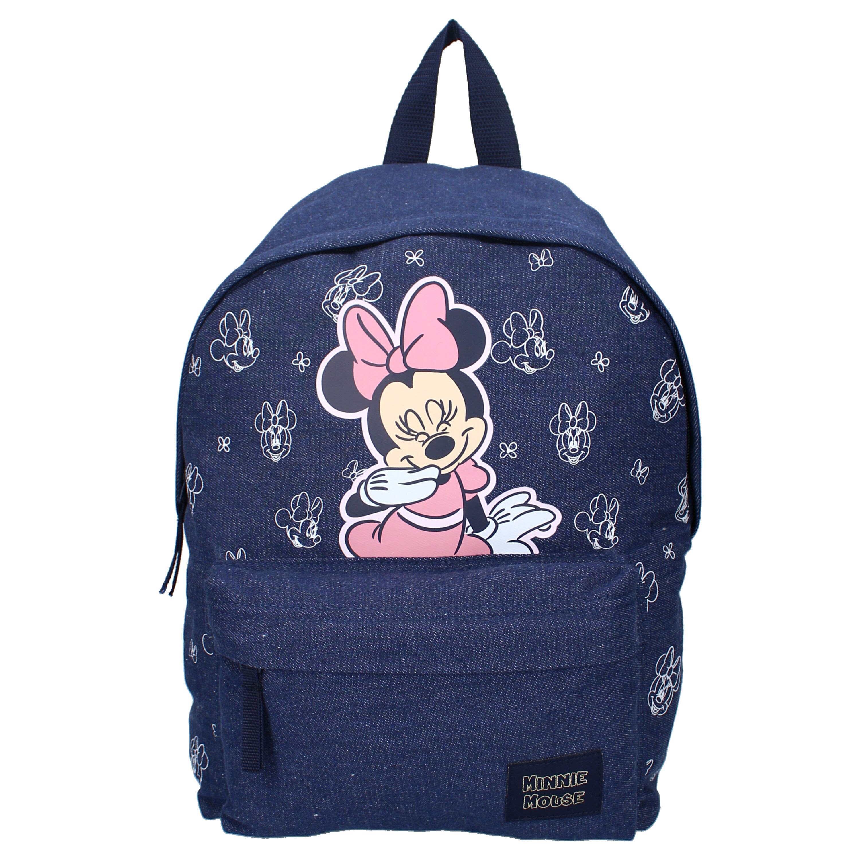 Vadobag Minnie Mouse Backpack Denim Revival Skoletilbehoer 799-01107