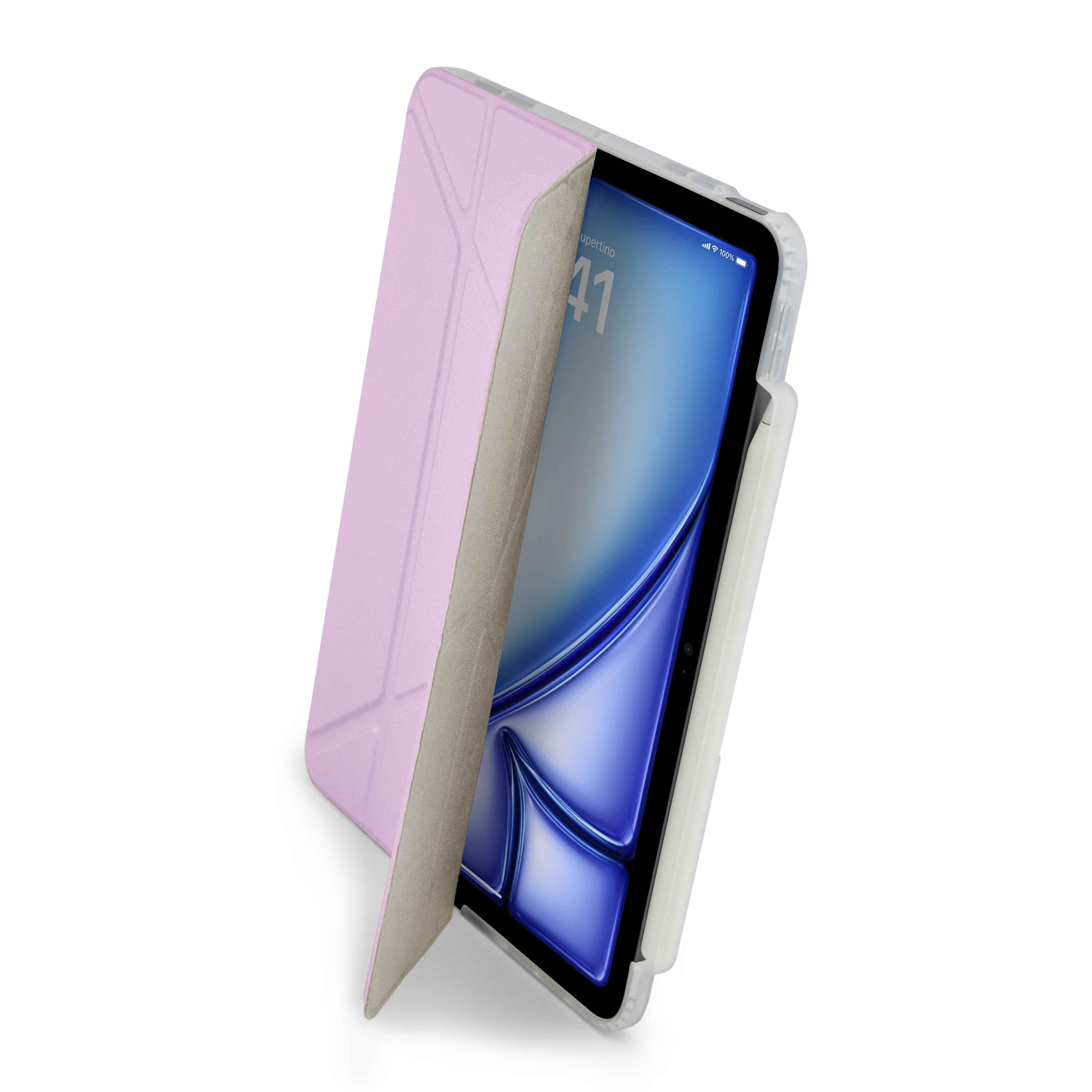 Pipetto Origami No3 Pencil Case - metallic purple - iPad Air 10.9" 2022/2020/11" 2024/2025/2026 Tablet Cover P053-128-AD