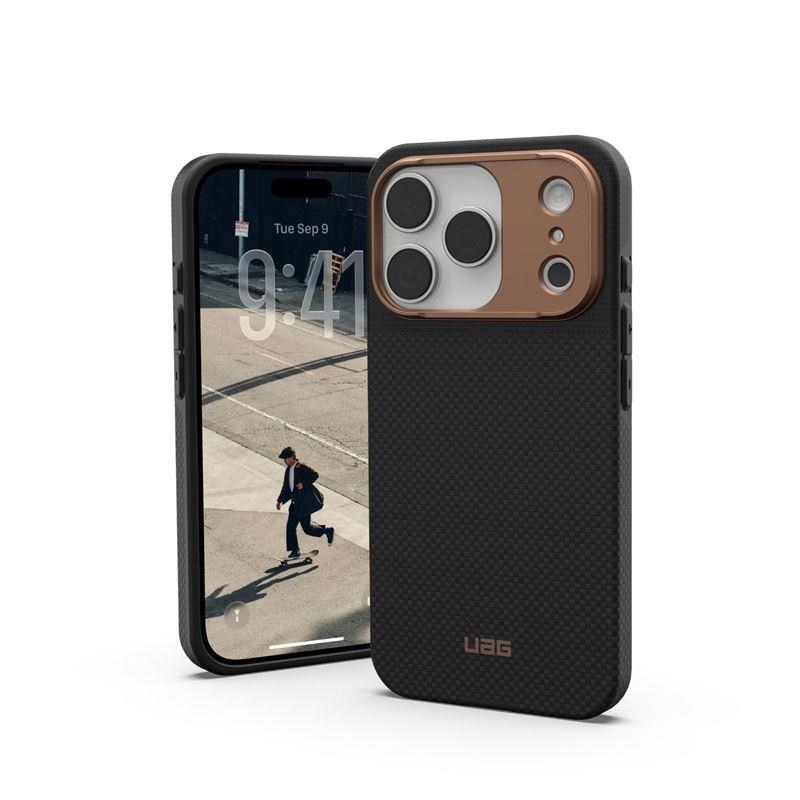 UAG Fibr Armr - kevlar graphite/bronze - iPhone 17 Pro Mobilcover 114555113985