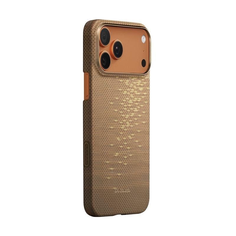 PITAKA Ultra-Slim Case - Golden Glint - iPhone 17 Pro Mobilcover KI1705AG