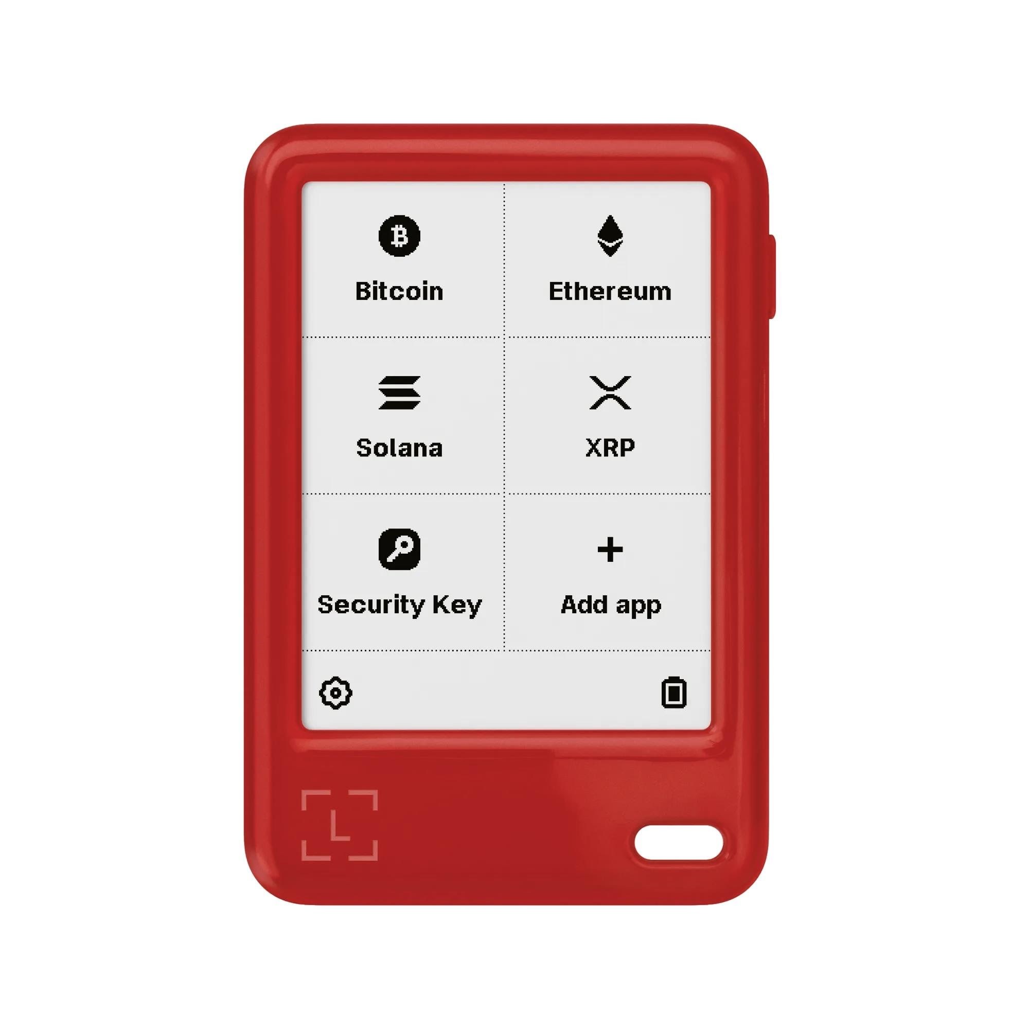 Ledger Nano Gen 5 Cherry Red Crypto Hardware Wallet with Recovery Key Mobil Tilbehør LEDGERNANO-5-CR-RK