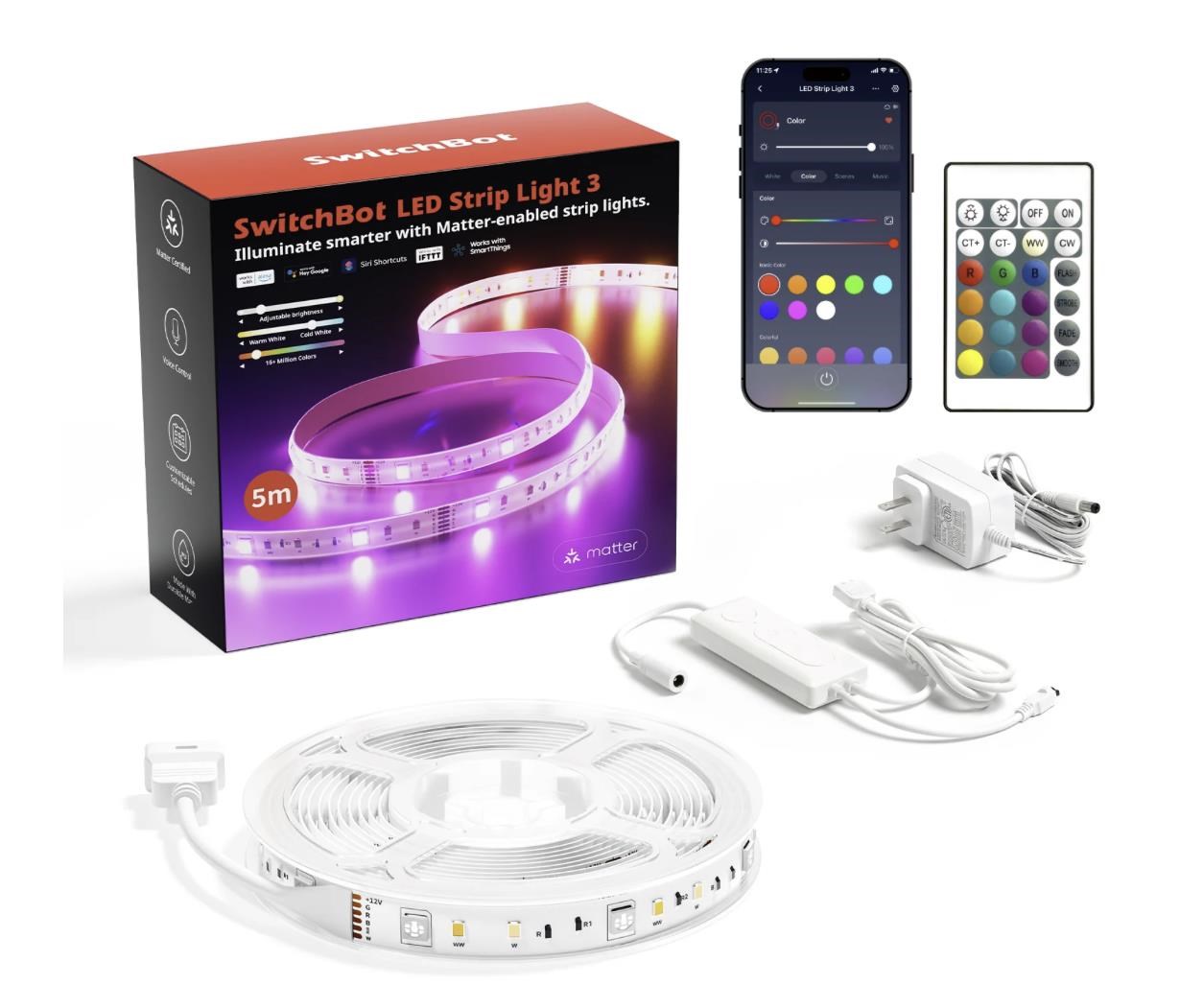 SwitchBot LED Strip Light 3 Smart Home W1702110