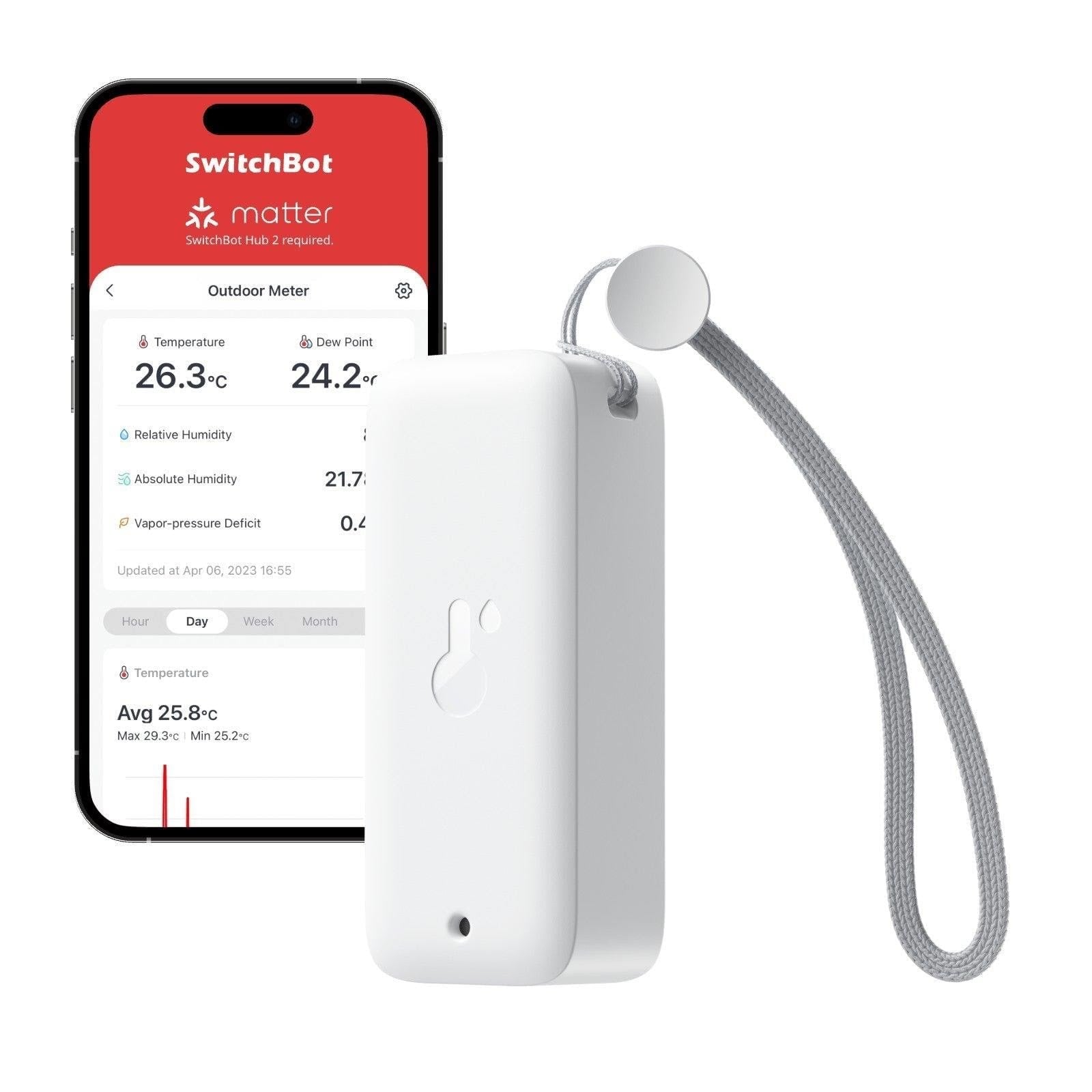 SwitchBot Outdoor Meter Smart Home W3400010