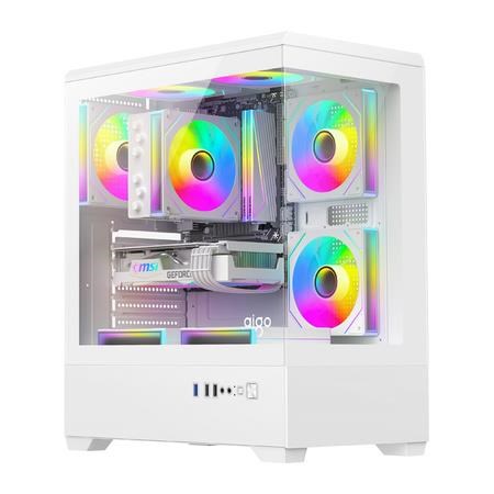 Darkflash C365 Computer Case + 5 Fans - Kabinet - Hvid Kabinet C365 WHT +5F