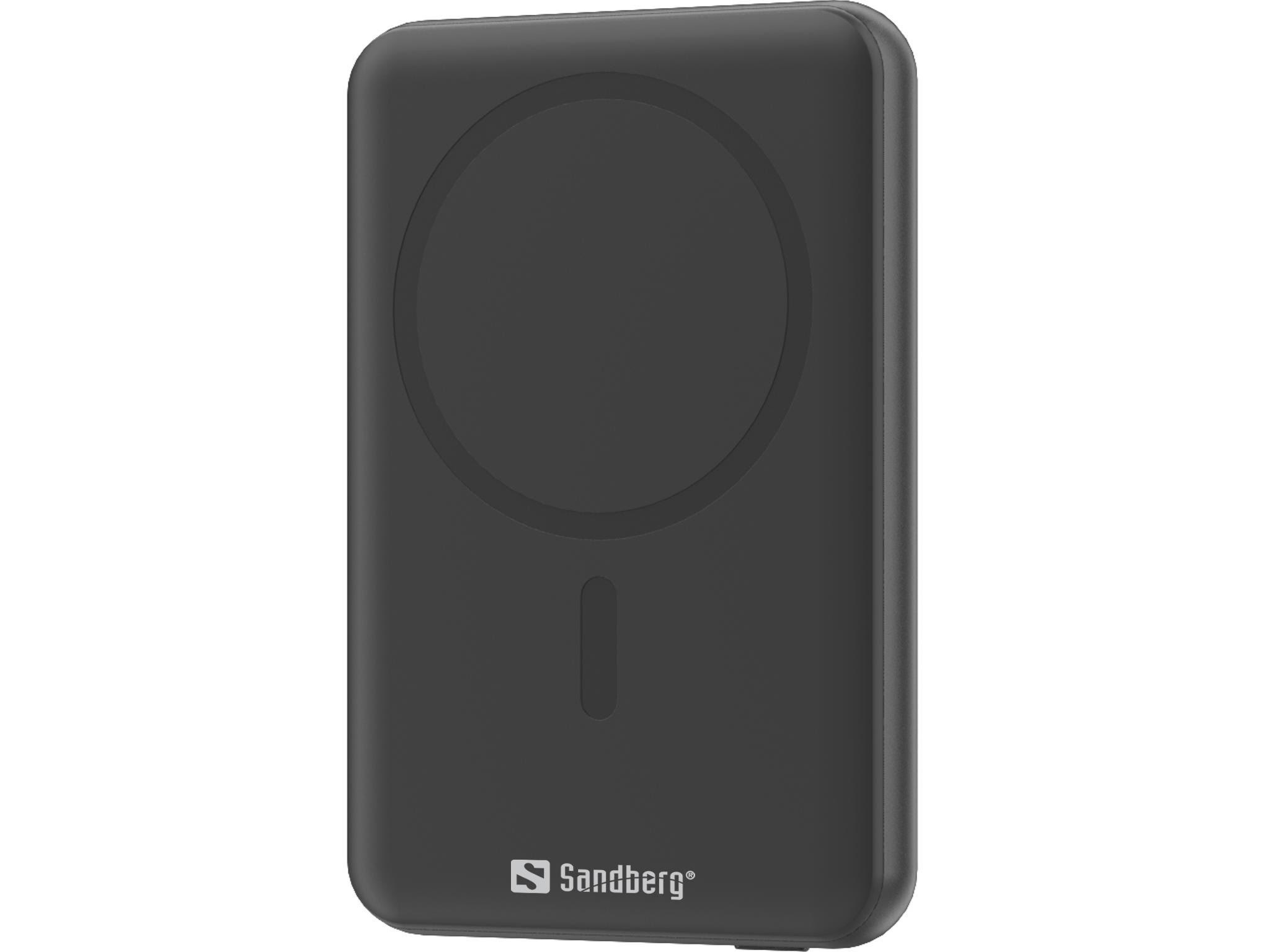 Sandberg SemiSolidState Magnet - 10000 mAh Powerbank Sort 421-51