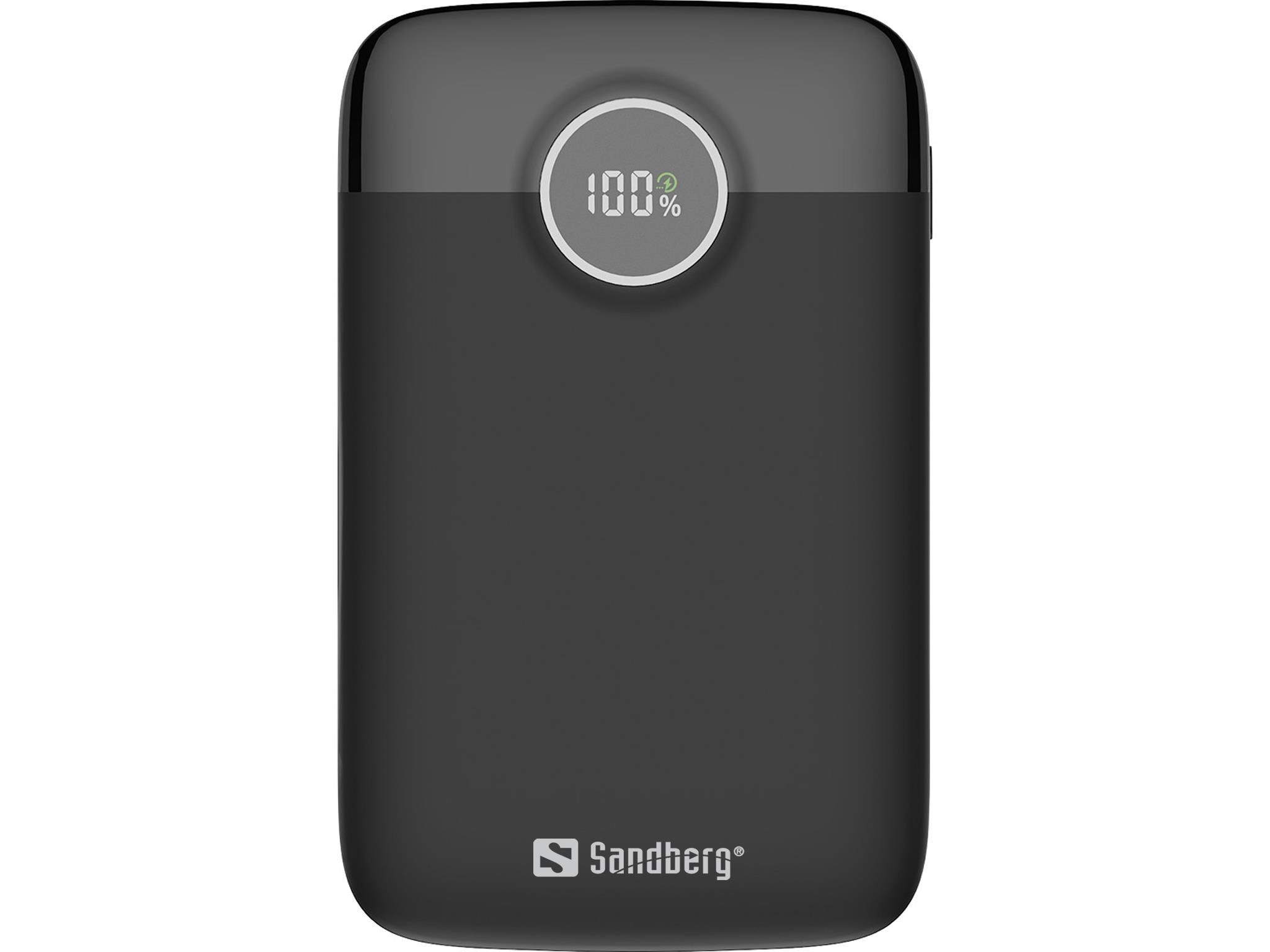Sandberg SemiSolidState Powerbank 5000 - 5 Ah Powerbank Sort 421-47