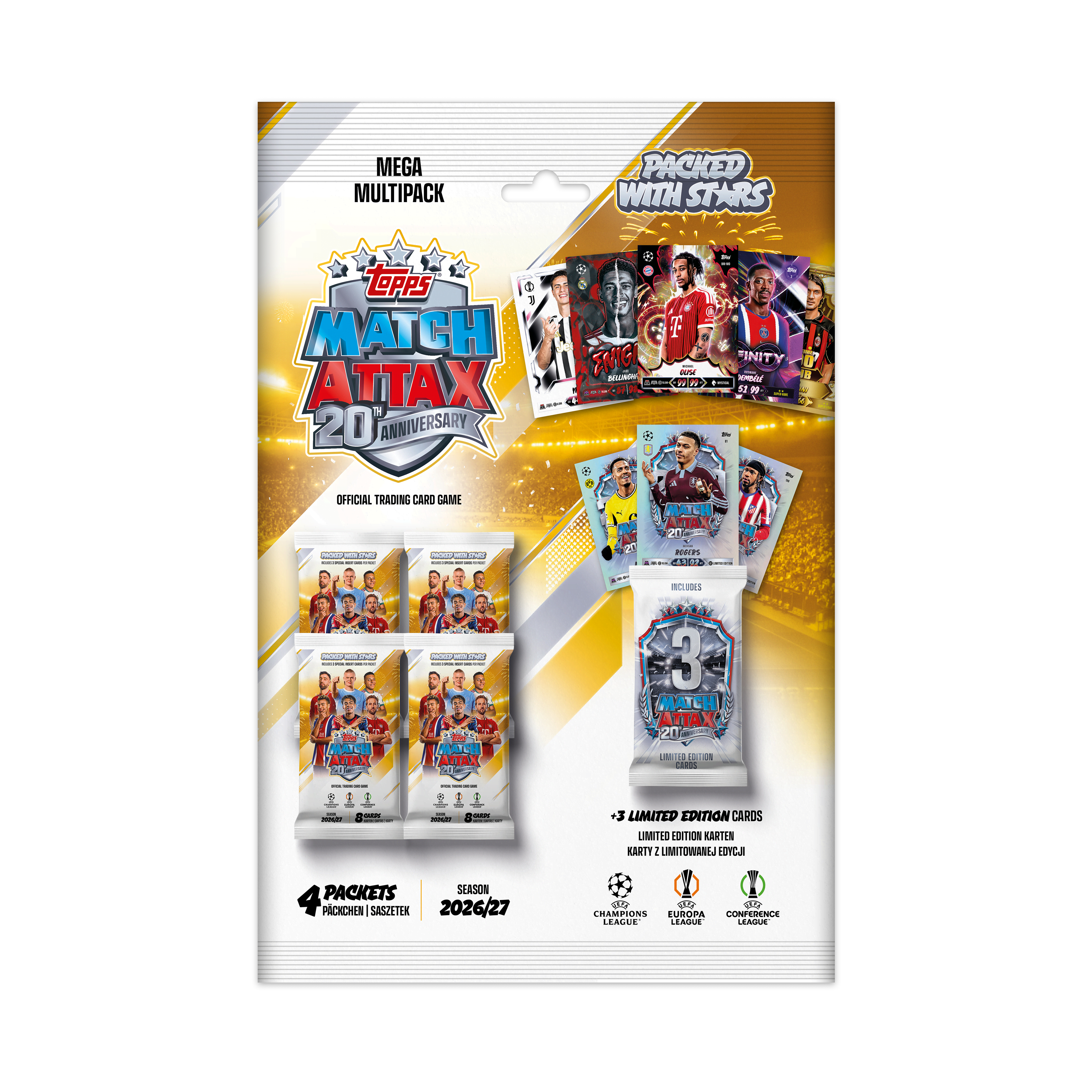 Topps Champions League Mega Multipack Brætspil UCLMA26-03