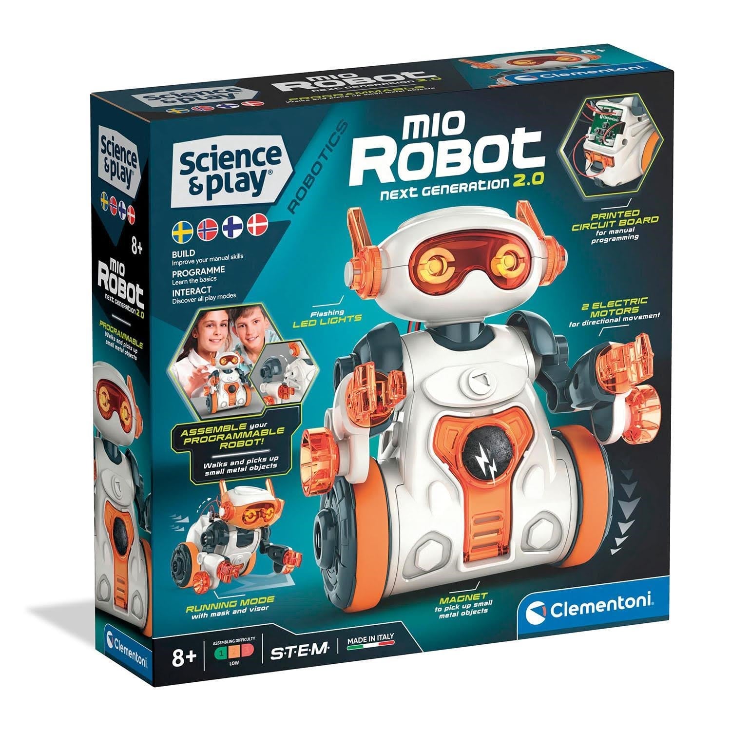 Clementoni Mio The Robot New (SE) (NO) (FI) (DK) Lærerigt Legetøj 78390