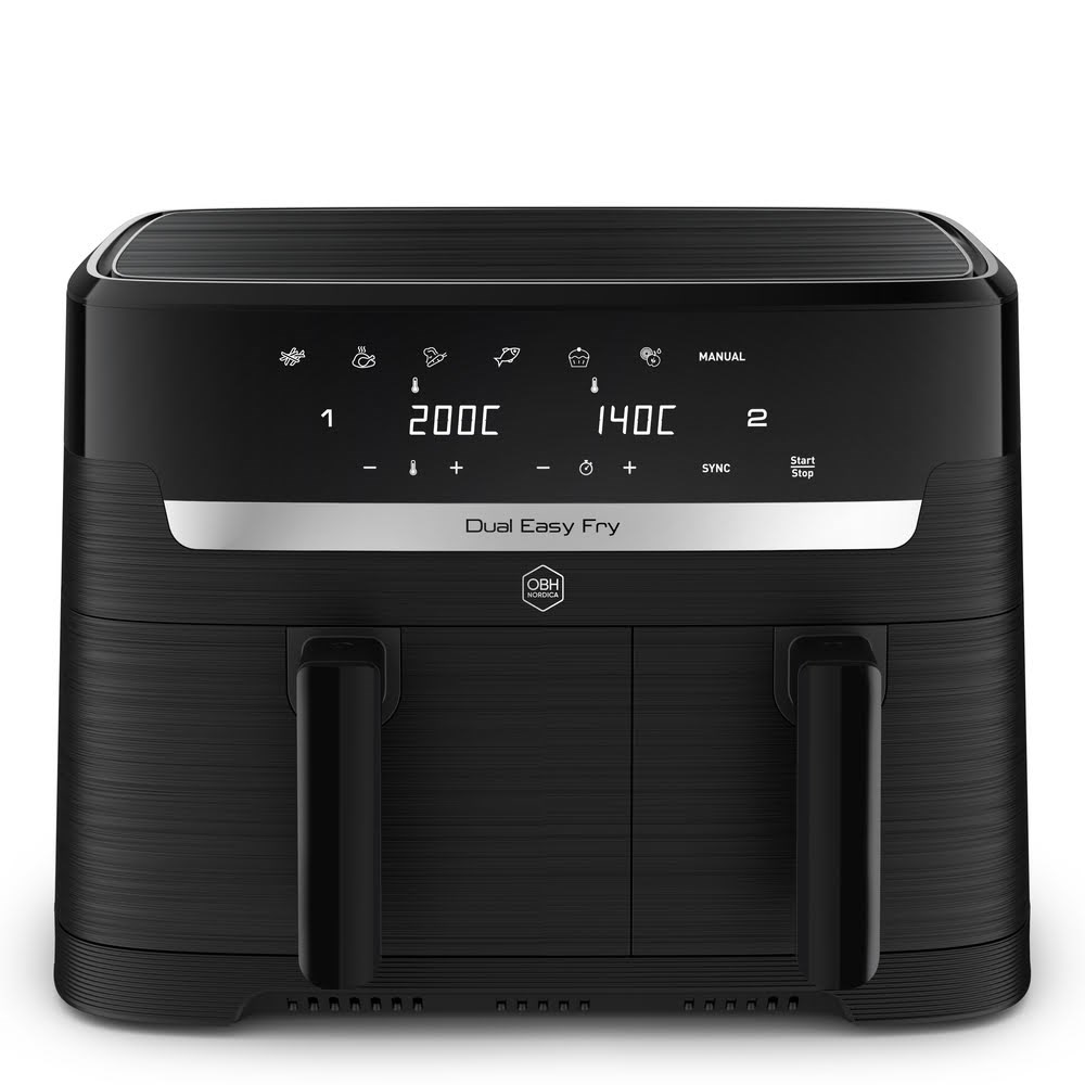 Tefal Dual Easy Fry 8.3L Black Airfryer AG901NS0