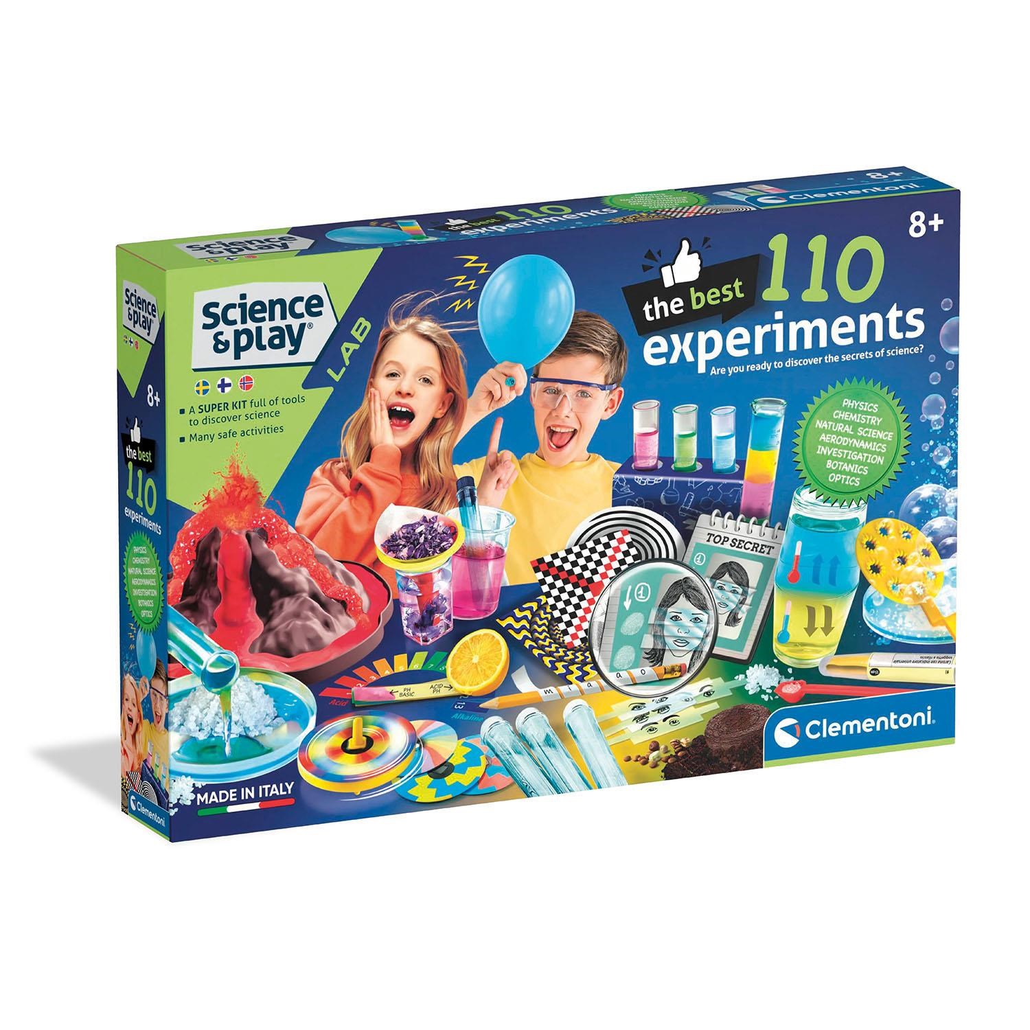 Clementoni Best 110 Experiments (SE) (FI) (NO) Lærerigt Legetøj 78397