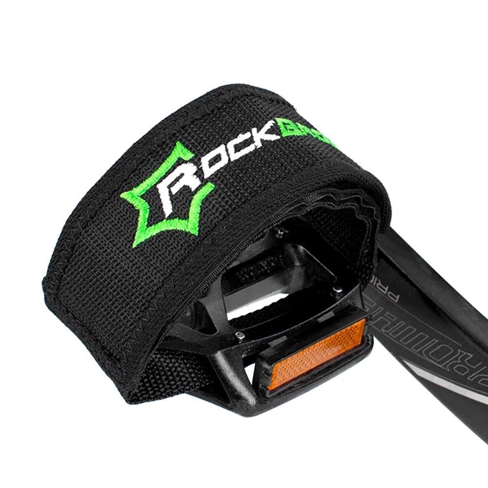 Rockbros GZT1001BK Bicycle Pedal Straps 2 pcs - Black Cykeltilbehoer Rockbros-GZT1001BK