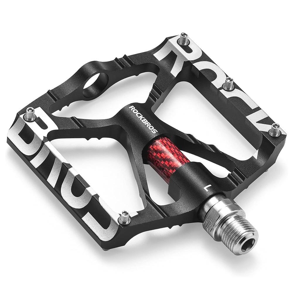 Rockbros 37213071001 Aluminum Alloy Bicycle Pedal Set - Black Cykeltilbehoer Rockbros-37213071001
