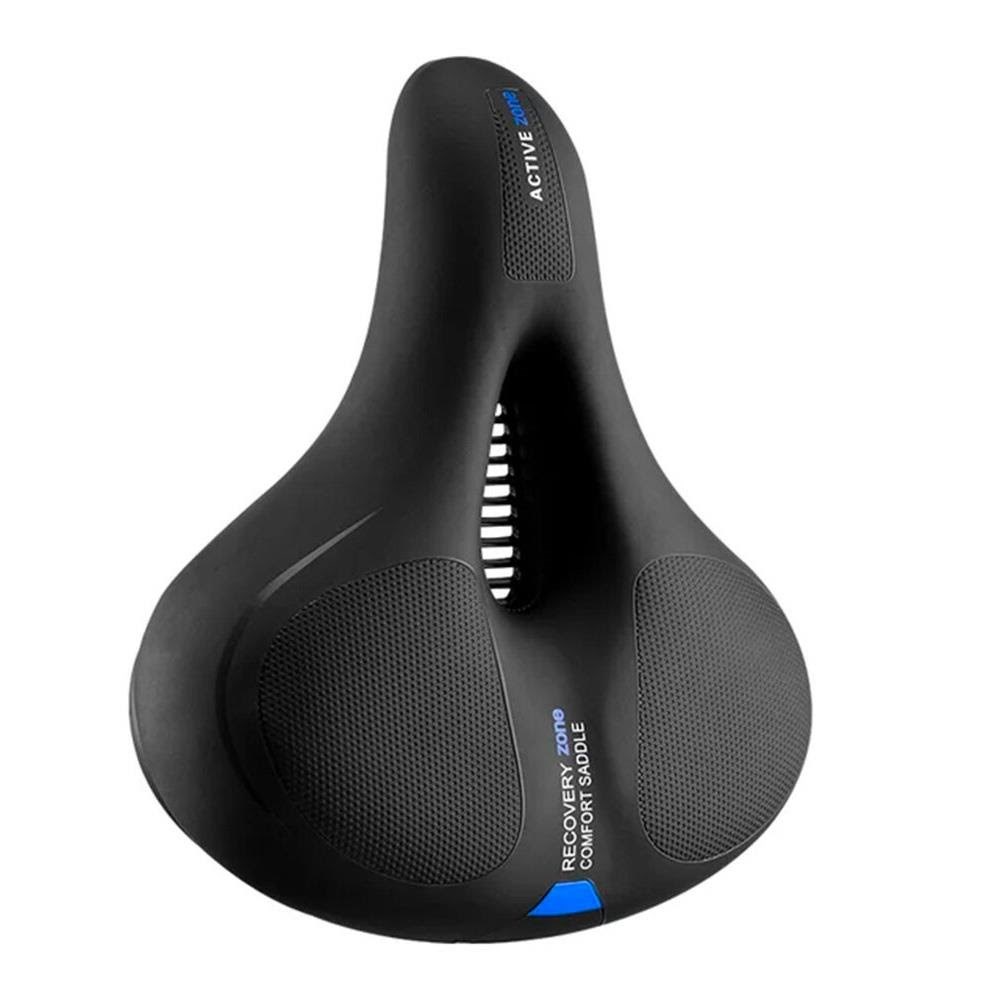 Rockbros AQ-6090B bicycle saddle - black and blue Cykeltilbehoer Rockbros-AQ-6090B