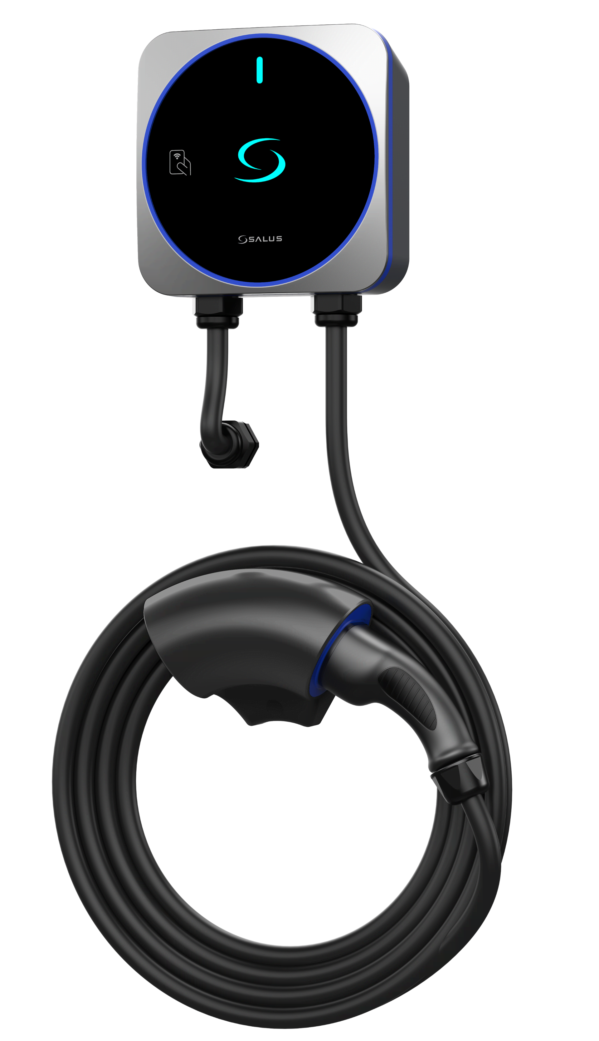 Salus EVT11EU ladeboks 11kW 16A, WiFi, Type 2, 5 meter kabel Ladeboks 10001404379