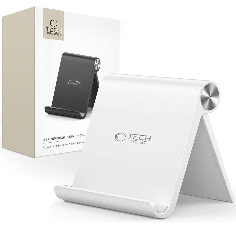 Tech-Protect Z1 Universal Stand for Smartphone / Tablet - White Tablet Tilbehør 6216990210808