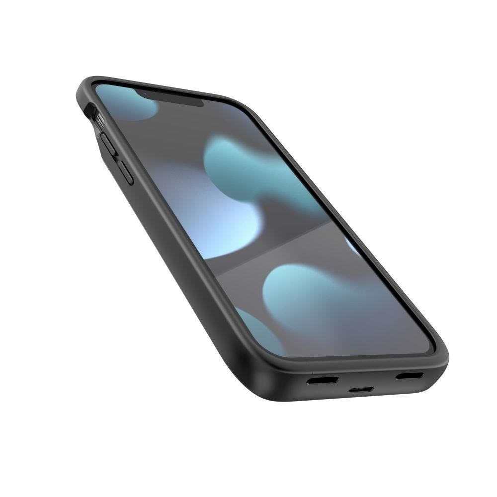 Tech-Protect PowerCase for iPhone 12 mini / 13 mini with Power Bank - Black - 4700 mAh Powerbank Sort 9589046917813