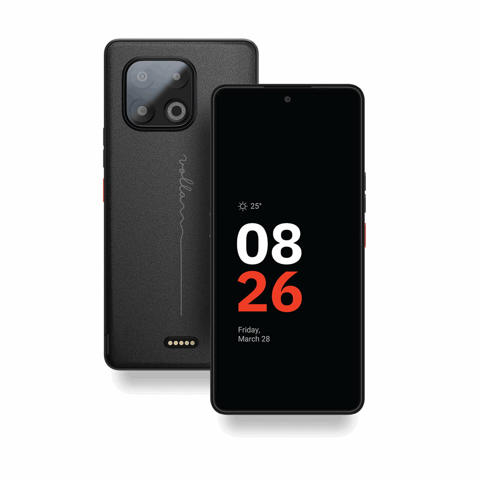 Volla Phone Plinius Plus 256GB/12GB (Ubuntu Touch) Mobiltelefon Sort 4260738460767