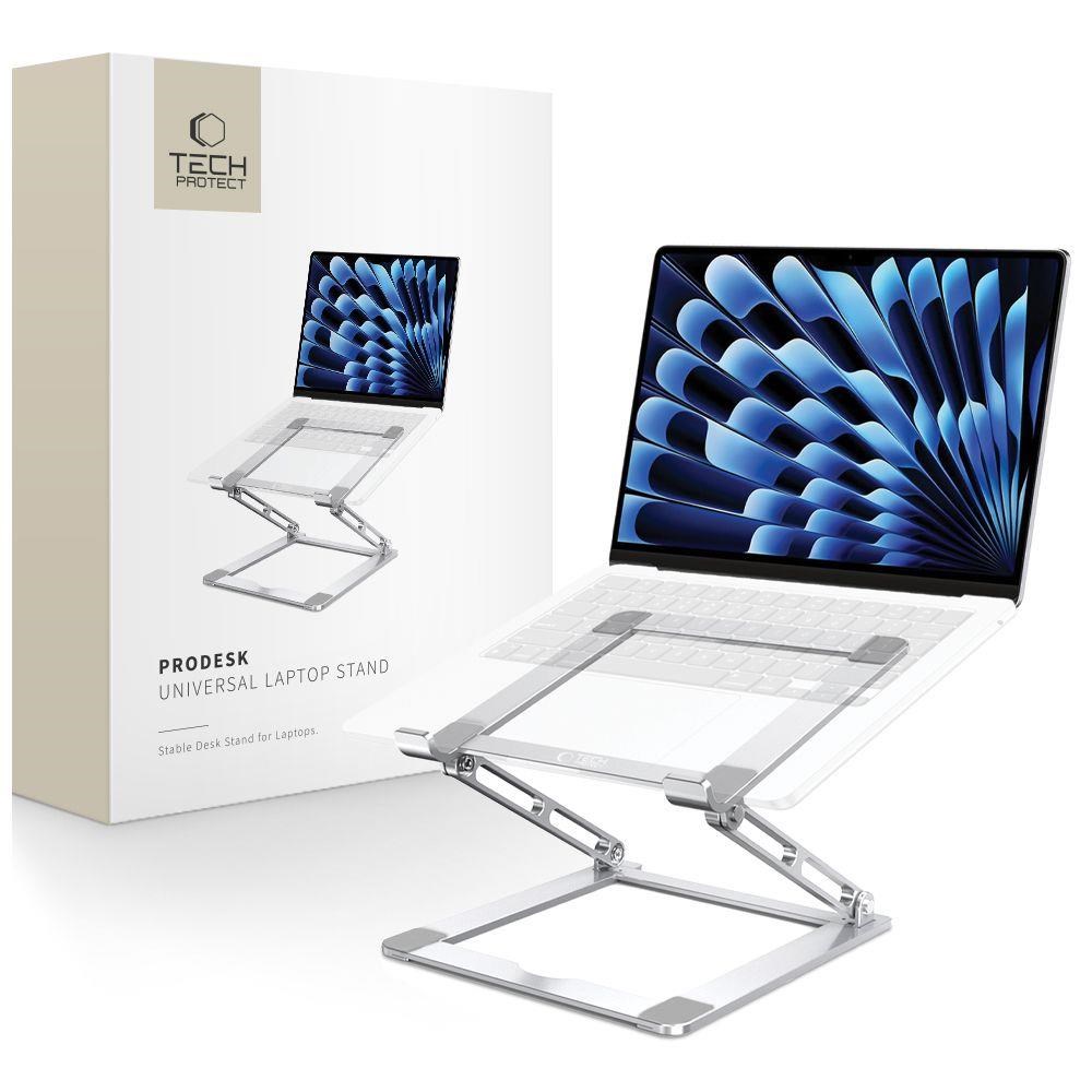 Tech-Protect ULS400 Universal Fold-Out Stand for Laptop up to 17" - Silver