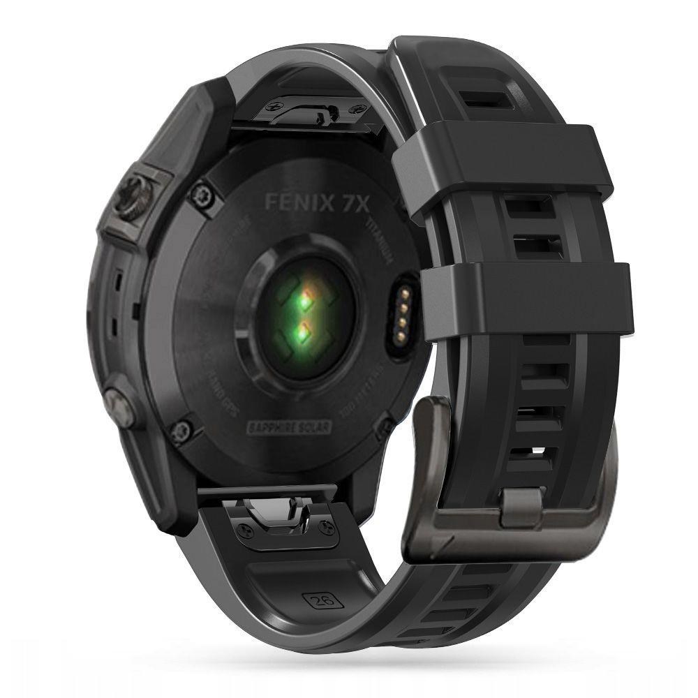 Tech-Protect IconBand Strap for Garmin Fenix 5 / 6 / 6 Pro / 7 - Black Smartwatch Tilbehør 9589046921469