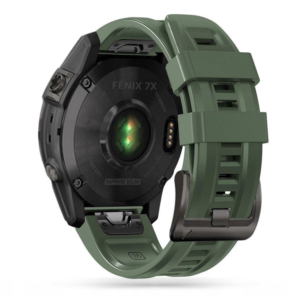 Tech-Protect IconBand Strap for Garmin Fenix 5 / 6 / 6 Pro / 7 - Green Smartwatch Tilbehør 9589046921537