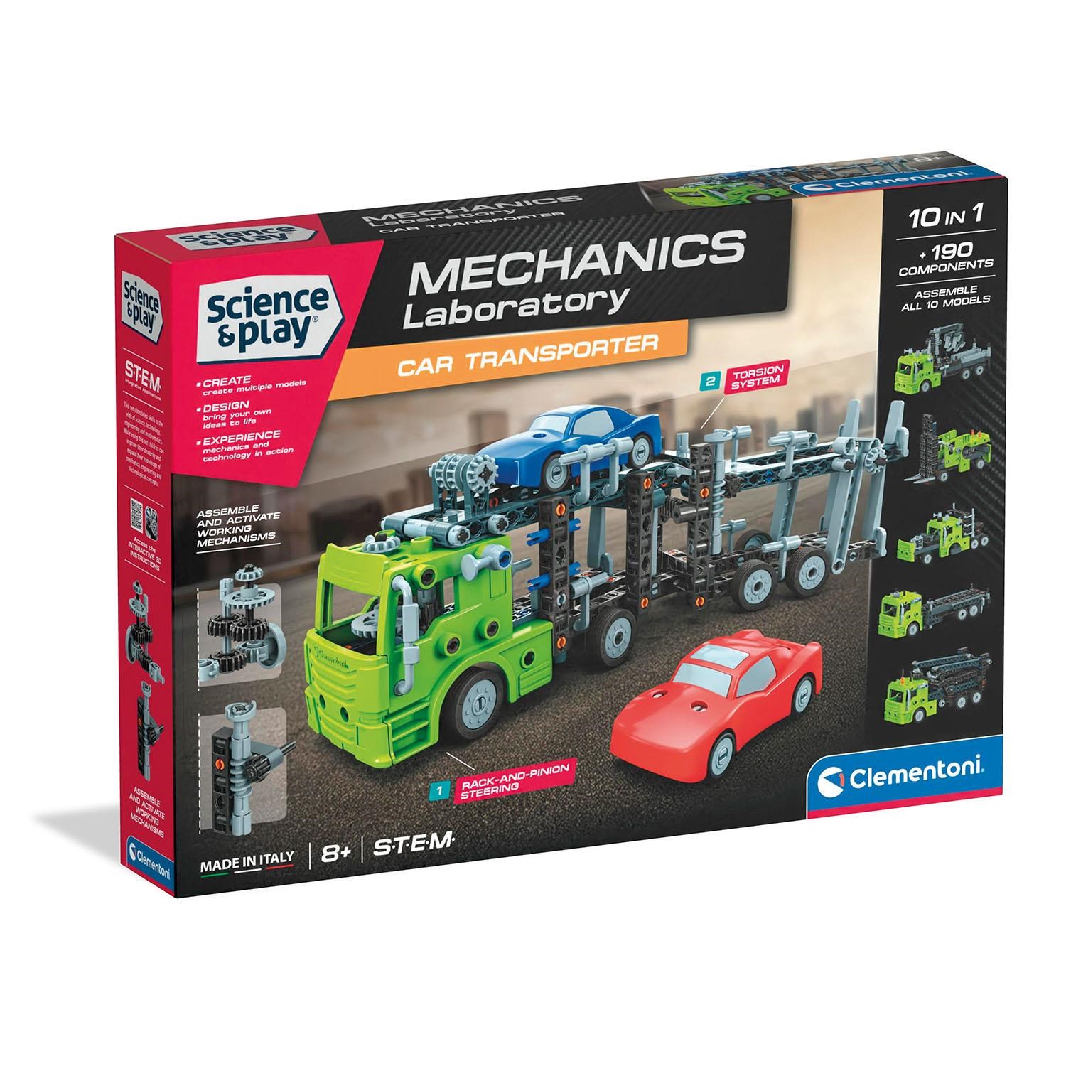 Clementoni Science And Play Mechanics Transporter Konstruktionslegetøj 75132
