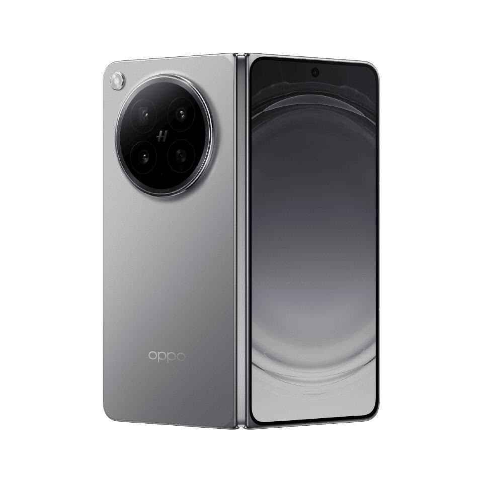 OPPO Find N6 512GB/16GB - Stellar Titanium Mobiltelefon Sølv 6932169393515