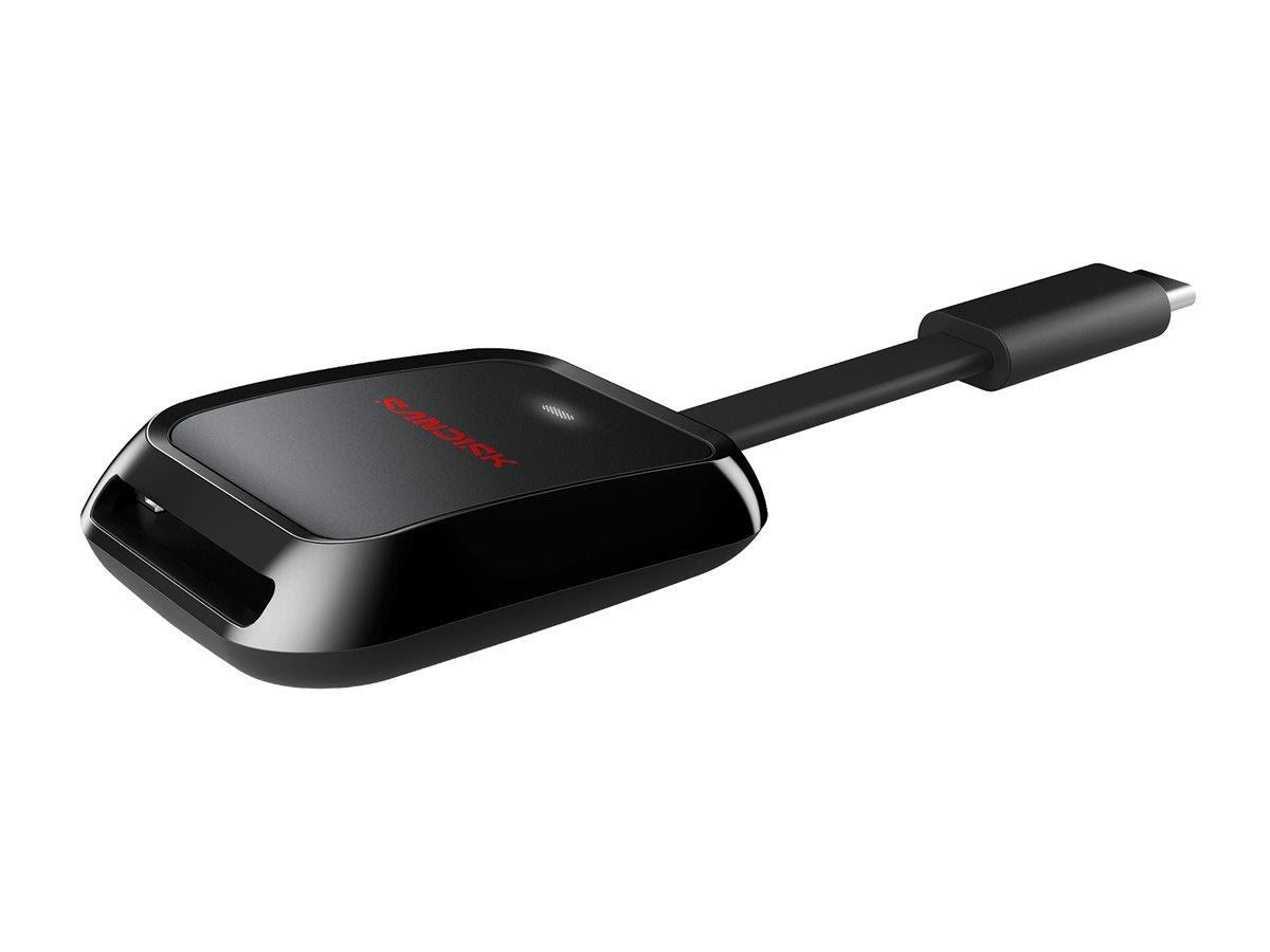 SANDISK QuickFlow - card reader - USB-C 3.2 Gen 1 Kortlæser SDDR-C751-GNANN