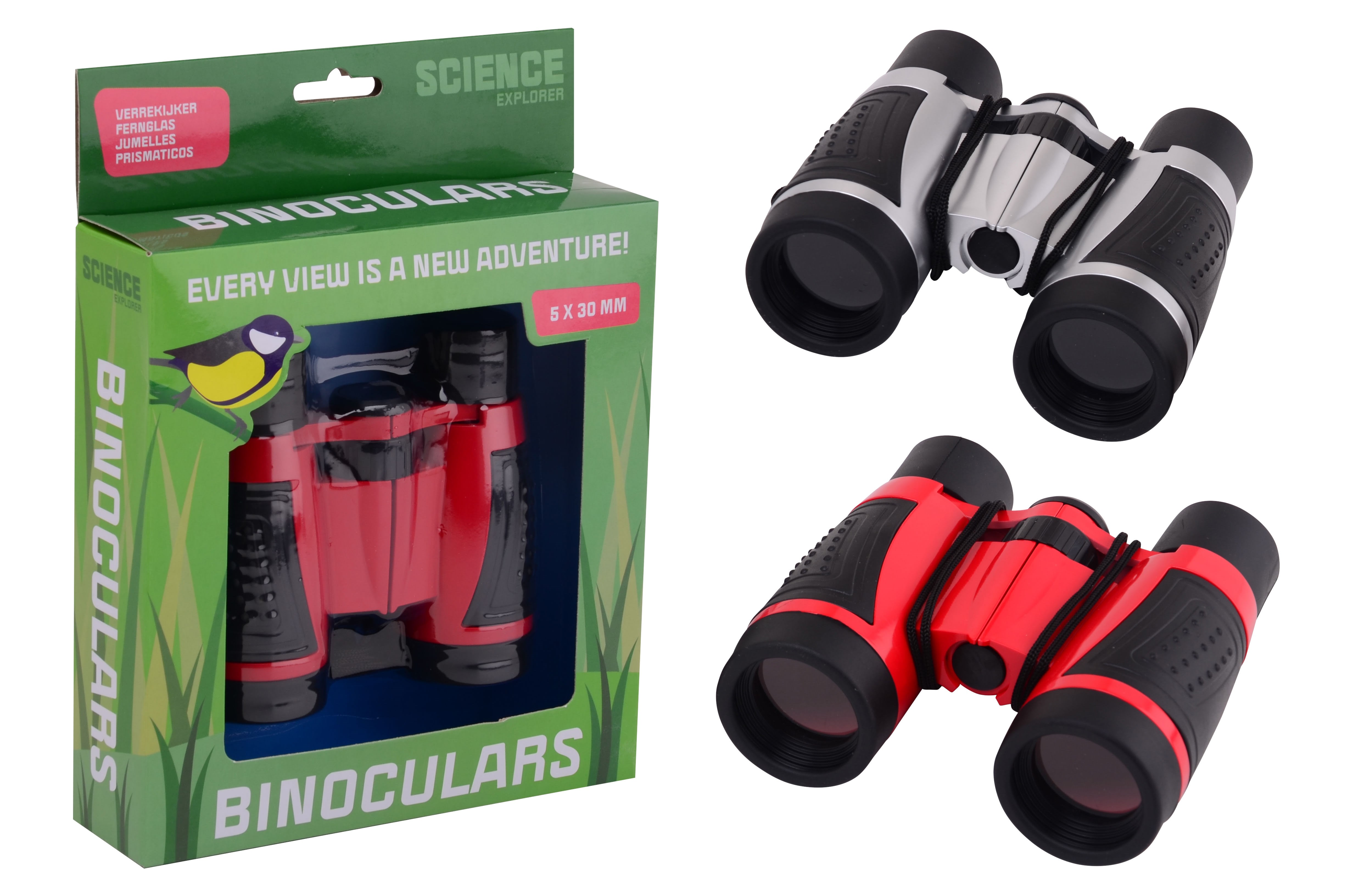 John Toy Science Explorer Binoculars assorted Smaa Gaver Til Boern 263-29561
