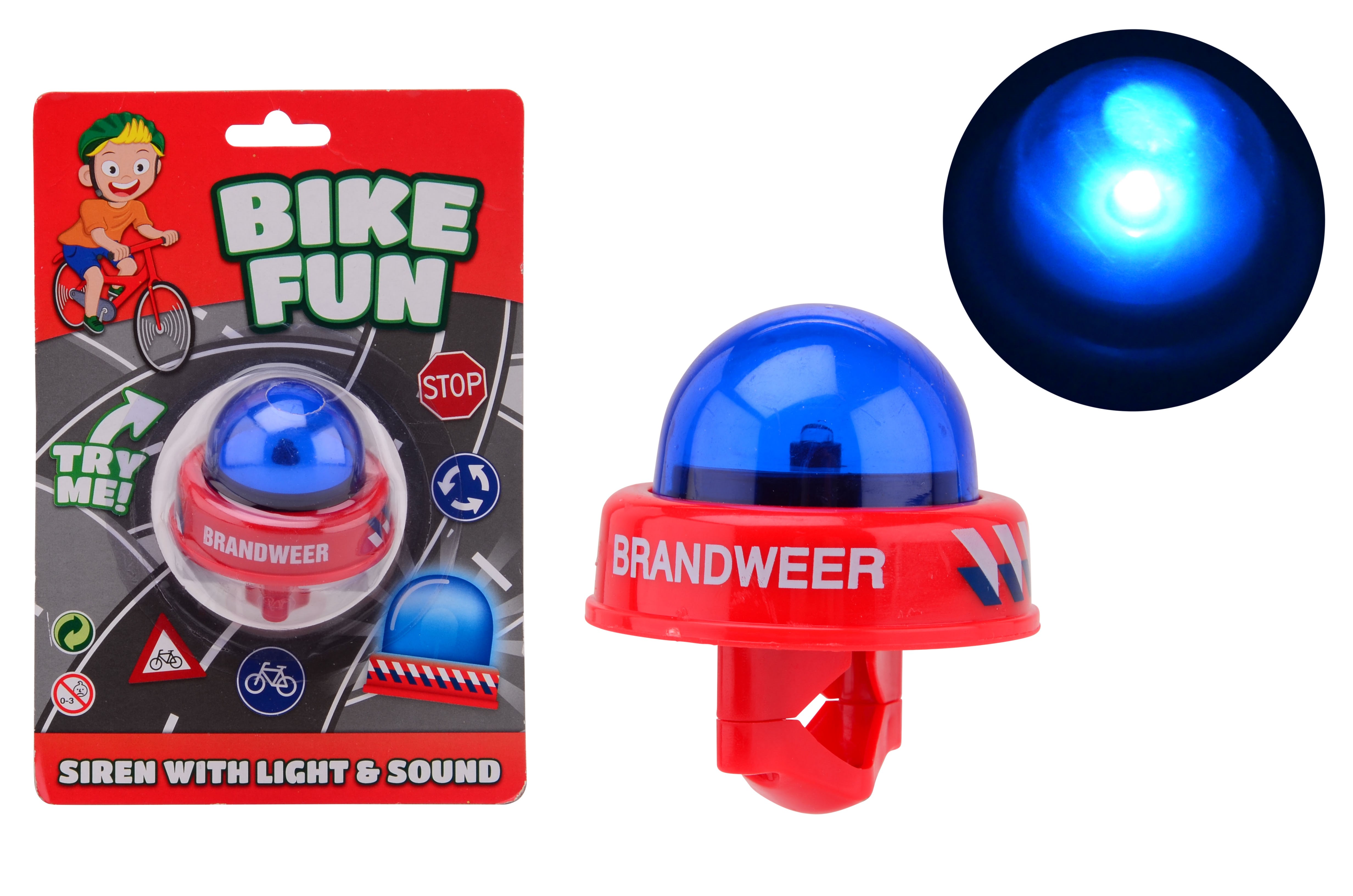 John Toy Bike Fun fire siren Smaa Gaver Til Boern 263-20617