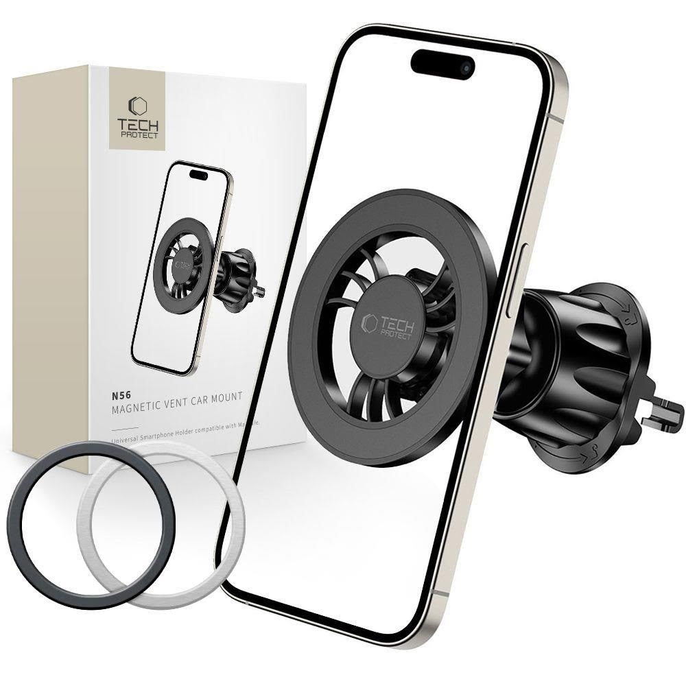 Tech-Protect N56 Car Magnetic Phone Holder with MagSafe for Air Vent - Black
