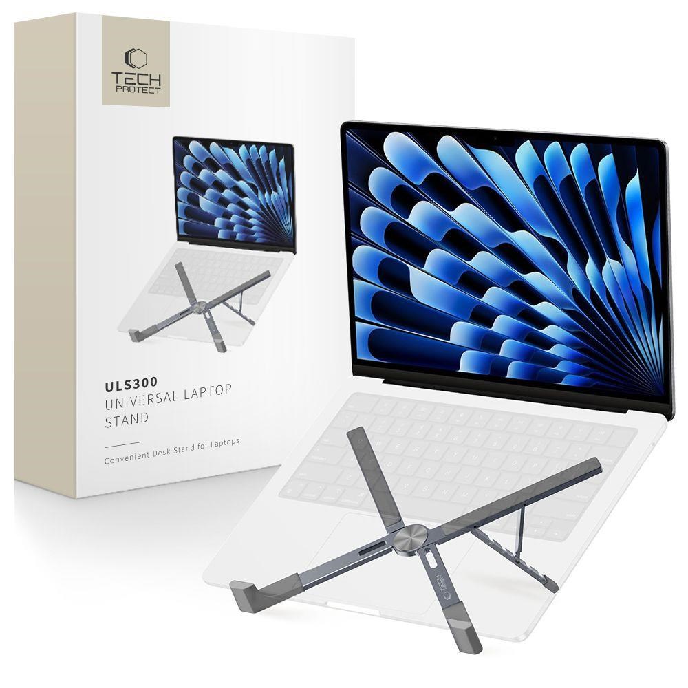 Tech-Protect ULS300 Laptop Stand - Grey Tablet Tilbehør 5906302309887