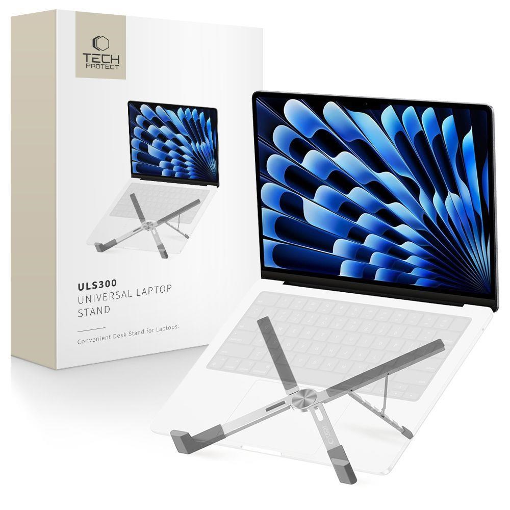 Tech-Protect ULS300 Laptop Stand - Silver Tablet Tilbehør 5906302309894