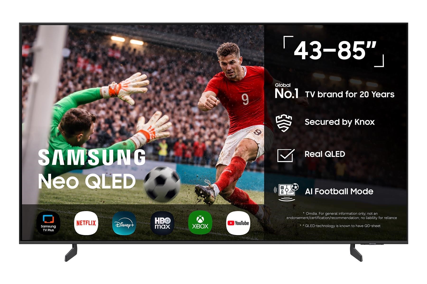 Samsung 65" Fladskærms TV LED 4K TQ65QN72HBUXNA Fjernsyn Sort
