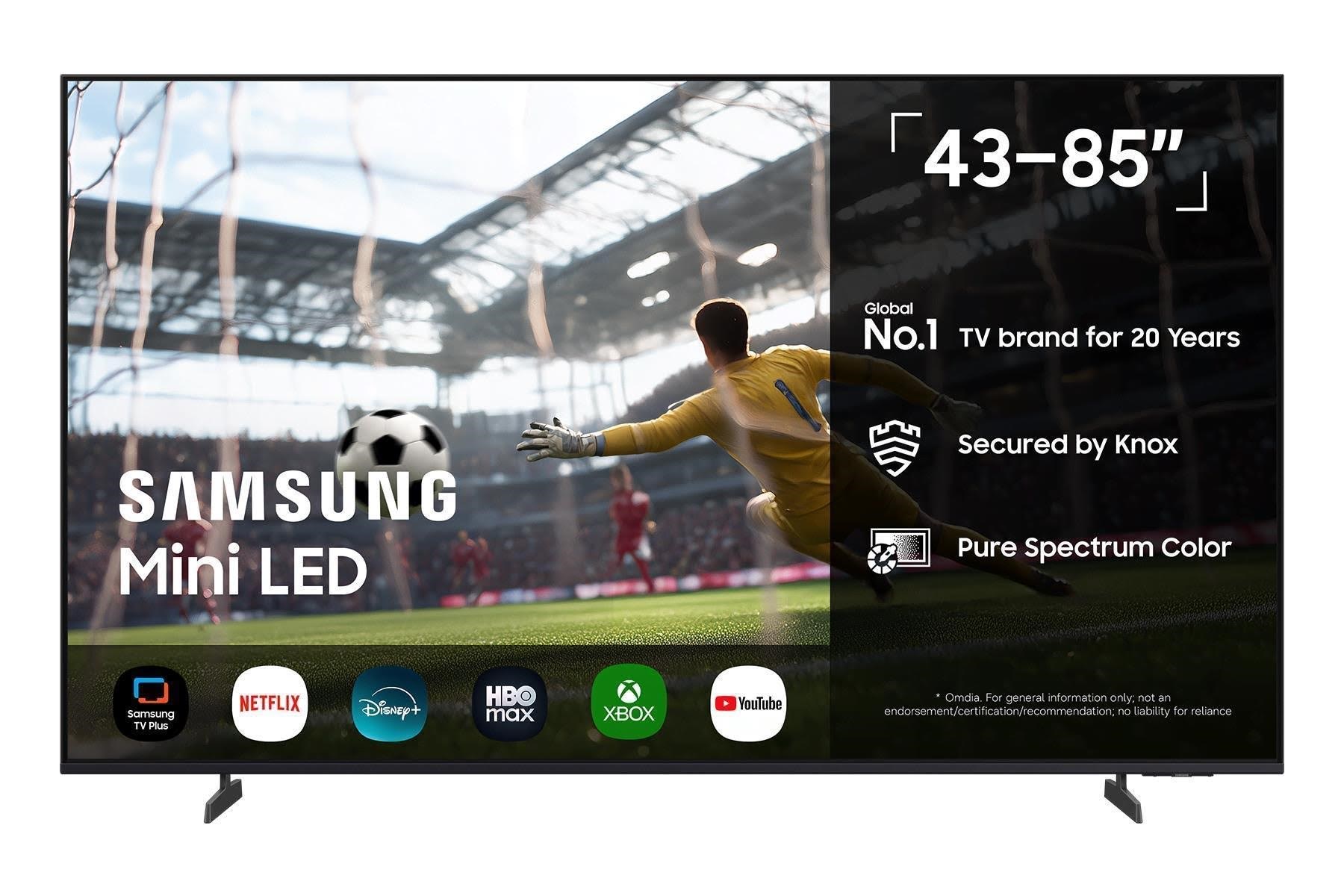 Samsung 65" Fladskærms TV LED 4K TU65M72HBUXNA Fjernsyn Sort