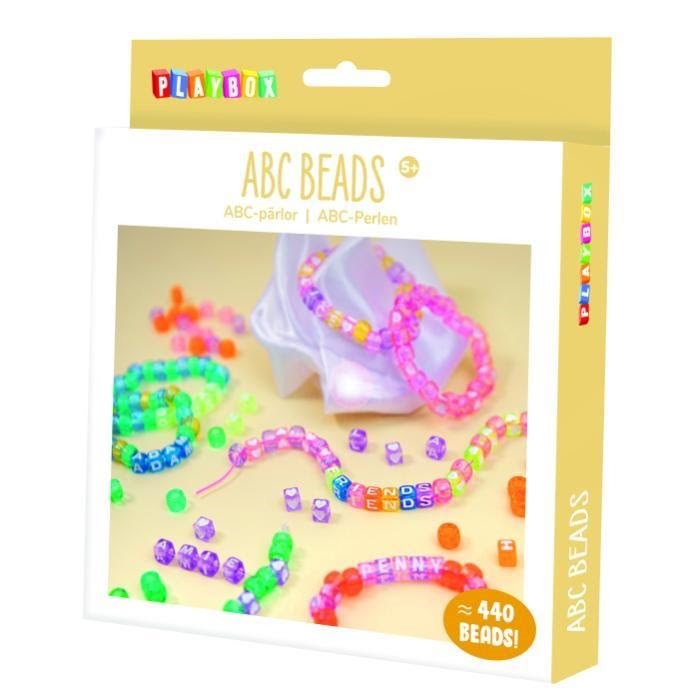 Playbox Letter Bead Bracelet Making Set - 5+ Years Kreativt Legetøj 27535
