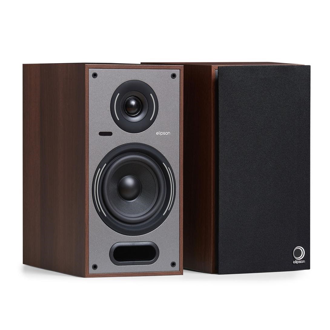 Elipson Horus 6B BT HDMI Pair (Walnut Dark Grey) Hifi Højttaler ELIHOR6BBTWNDG