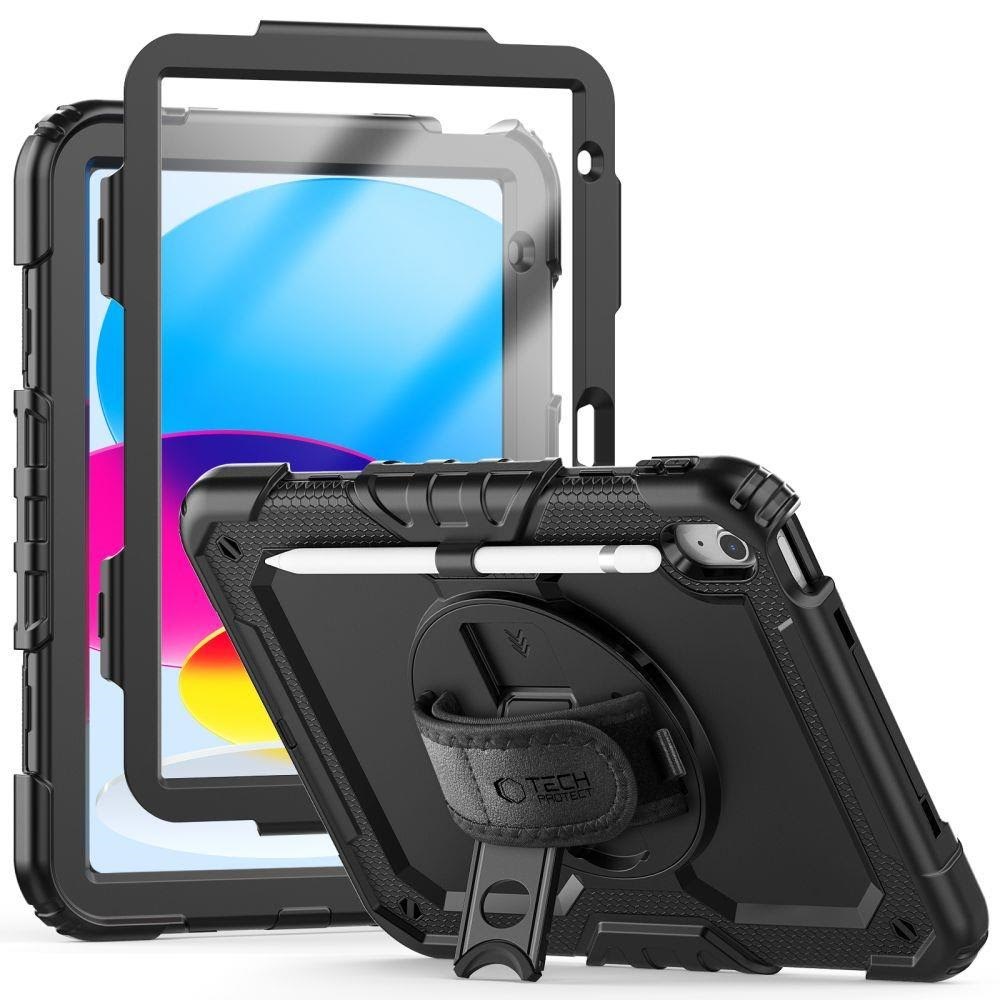 Tech-Protect Solid360 Case for iPad 10.9" 2022 - Black Tablet Cover 9490713927670