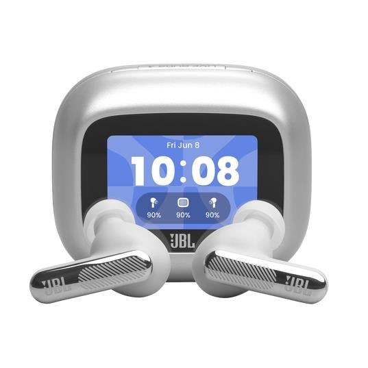 JBL LIVE Beam 4 - Silver Hovedtelefoner Og Headset JBLLIVEBEAM4SIL