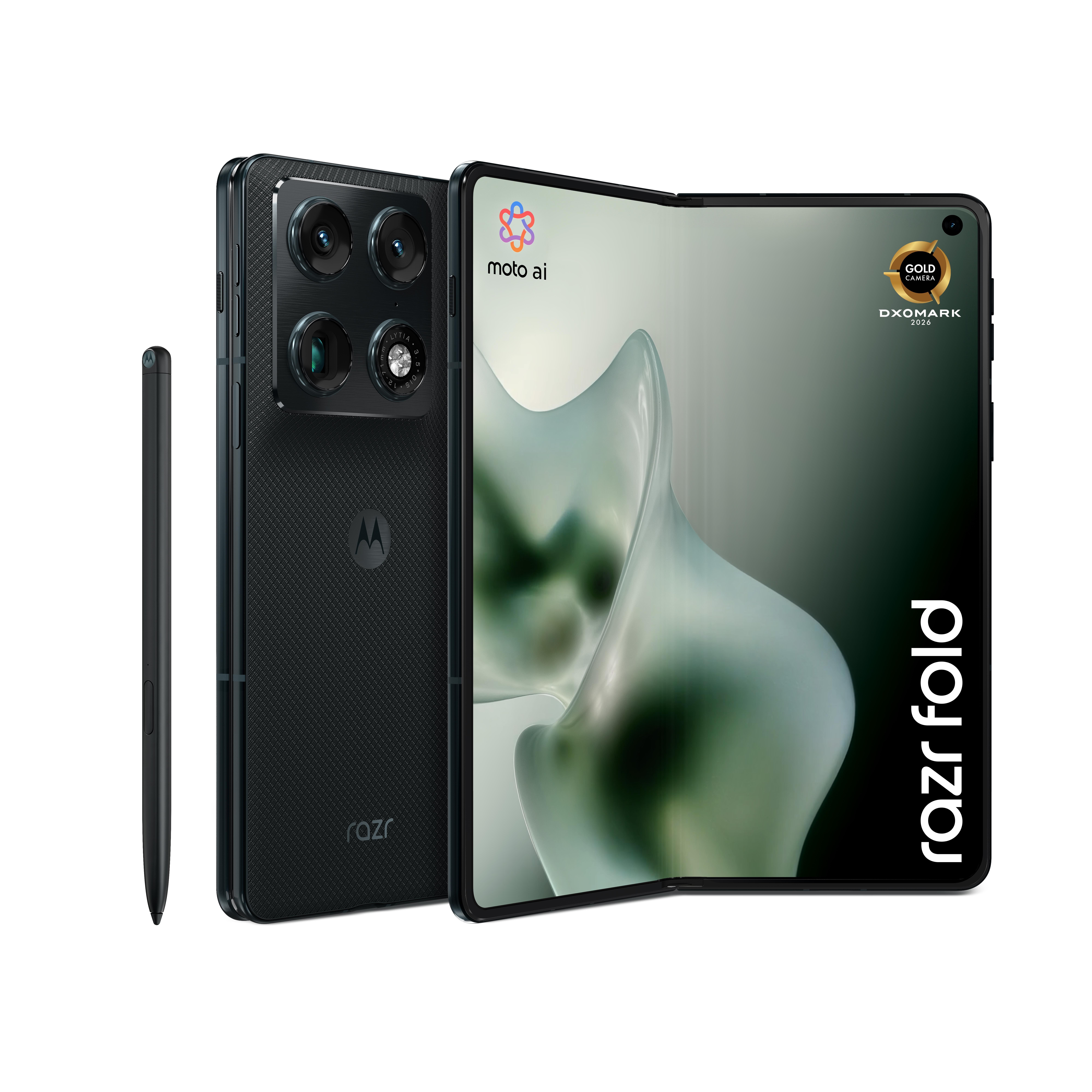 Motorola razr fold 512GB/16GB - PANTONE Blackened Blue Mobiltelefon Blå PBAX0002SE