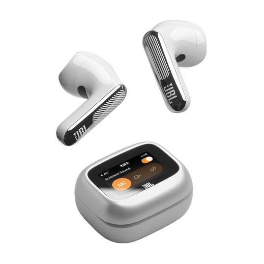 JBL Live Flex 4 - Silver Hovedtelefoner Og Headset JBLLIVEFLEX4SIL