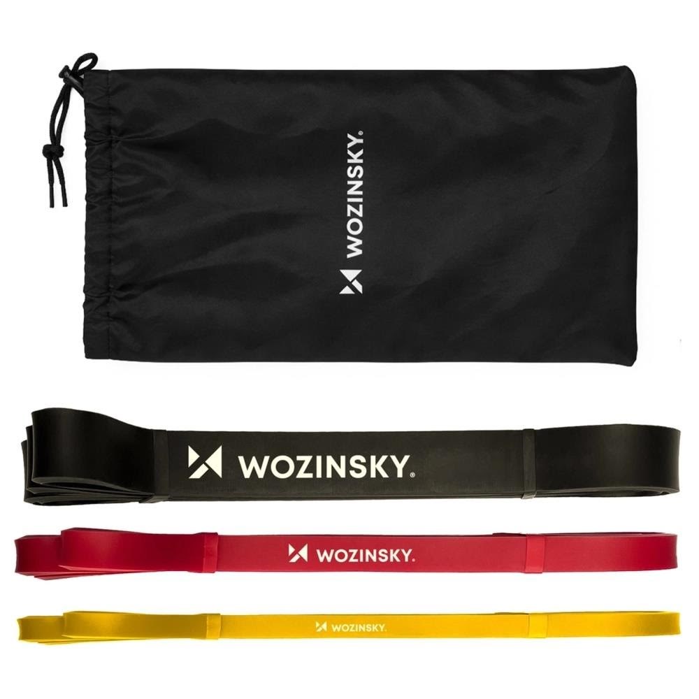 Wozinsky WGO-3 latex resistance bands - 3 pcs. Træningsudstyr 5907769384585