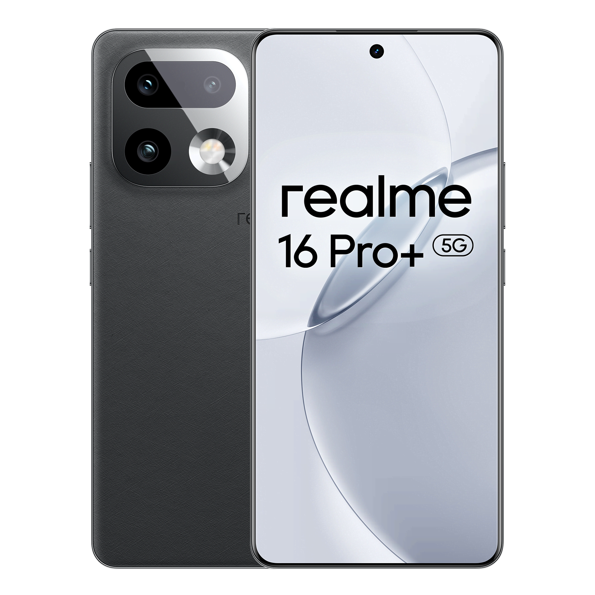 realme 16 Pro+ 5G 256GB/8GB - Master Grey Mobiltelefon Grå 631011007386