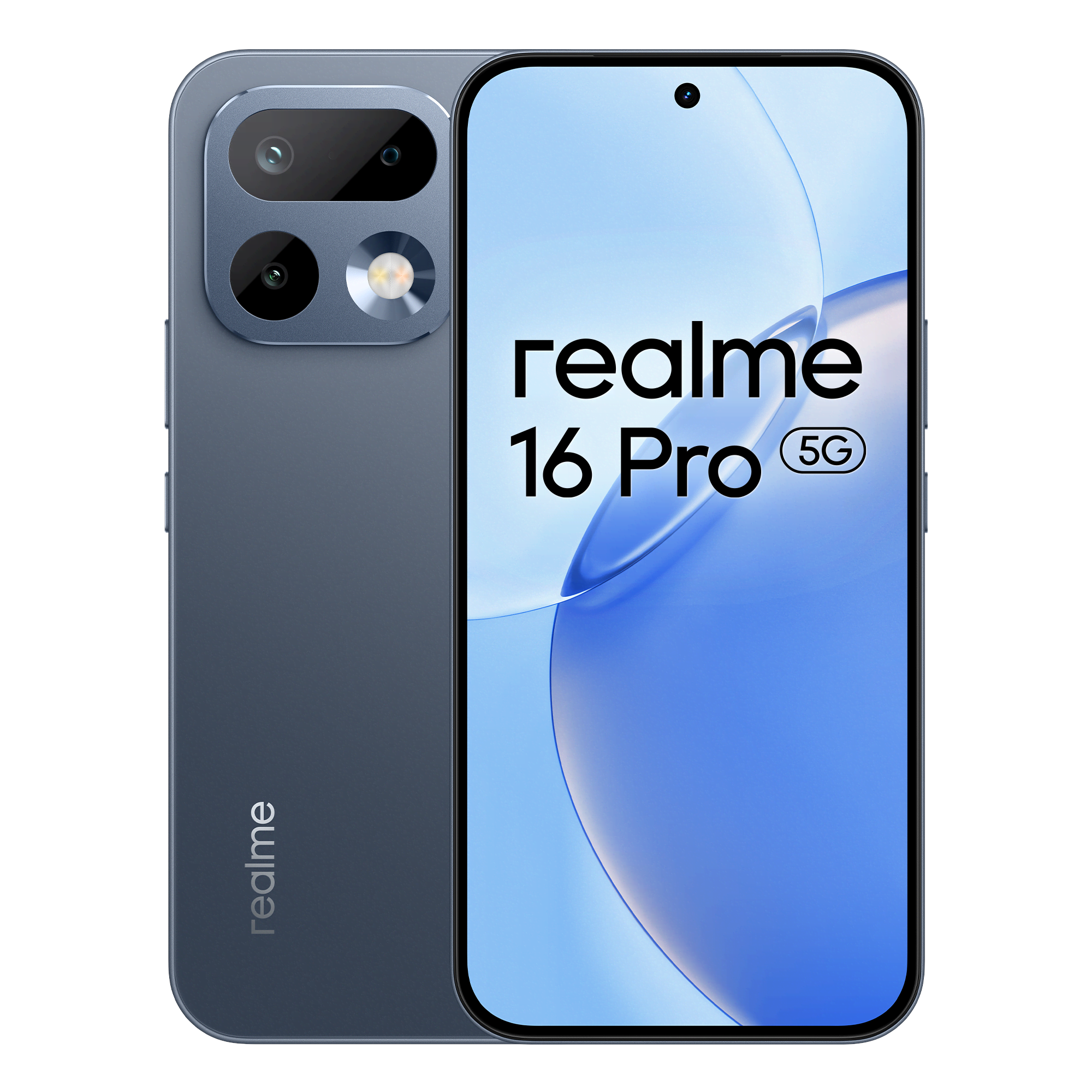 realme 16 Pro 5G 512GB/8GB - Pebble Grey Mobiltelefon Grå 631011008563