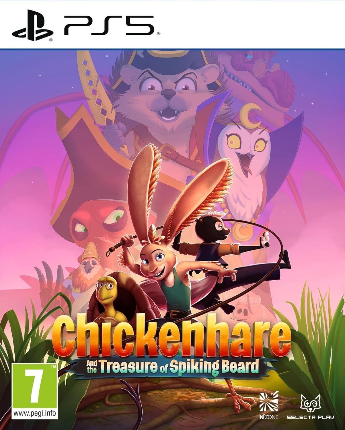 Chickenhare and the treasure of Spiking-Beard - Sony PlayStation 5 - Platformer Spil 8424365730983