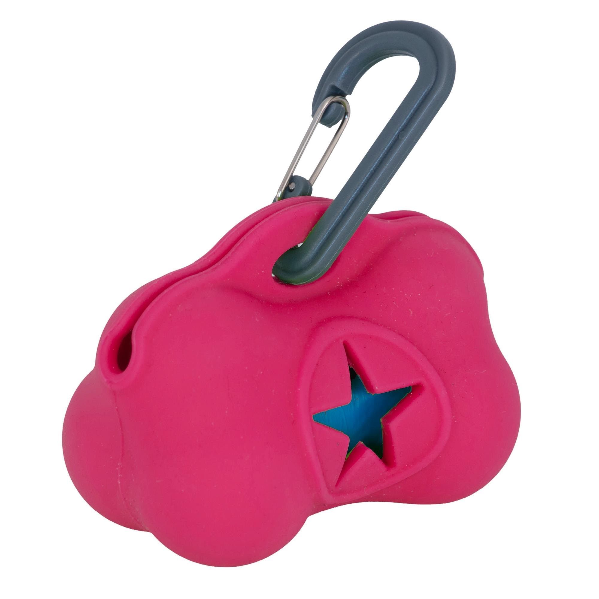 Dogman Blød silikoneholder til hundeposer Pink Hundeudstyr 738962