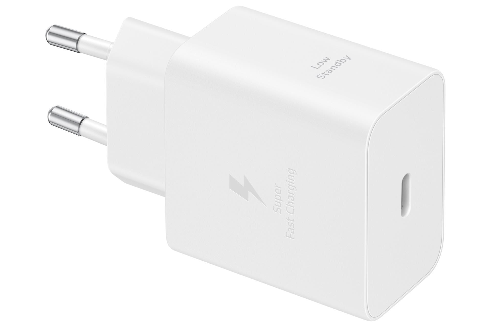 Samsung 45W USB-C Power Adapter (incl. cable) - White Mobil Oplader EP-T4511XWEGEU
