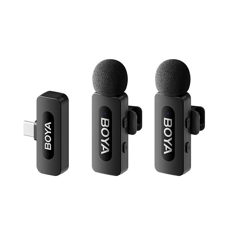 BOYA BY-V20 V2.0 Wireless Microphones 2.4GHz - Black Mikrofon