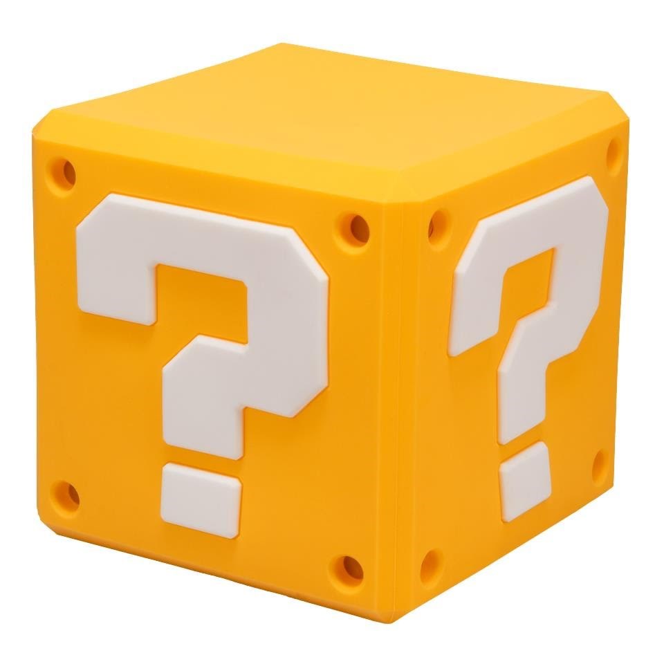 Paladone - Super Mario - Question Block SquishyGlo Light - Lampe Merchandise 5056577773729